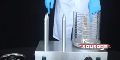 Calentador eléctrico para hot dogs con calentamiento uniforme
