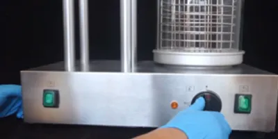 Calentador eléctrico para hot dogs con calentamiento uniforme