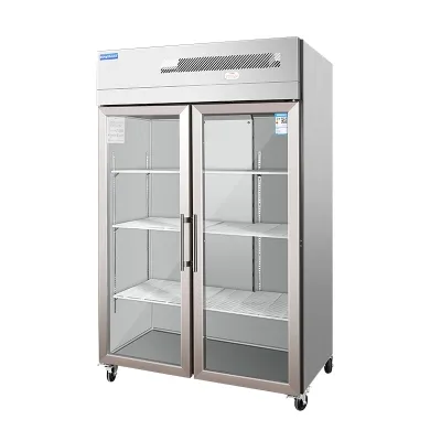 Vitrina refrigerada con puerta de vidrio