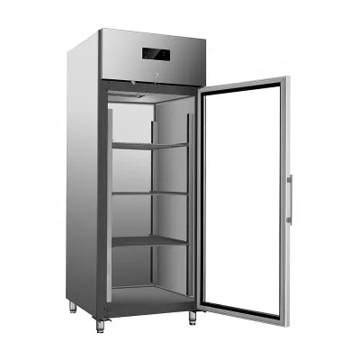 Vitrina refrigerada con puerta de vidrio