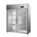 Vitrina refrigerada con puerta de vidrio