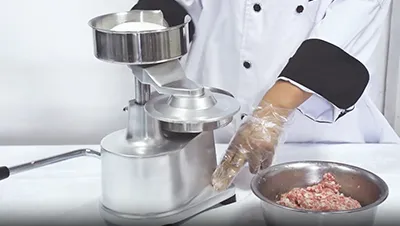 Formadora manual de hamburguesas (Prensa para hamburguesas)