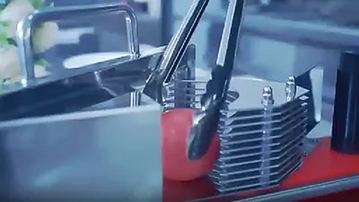 Cortadora manual de tomates y vegetales (Equipo de corte de vegetales)