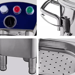 nterruptor de encendido y patas de soporte