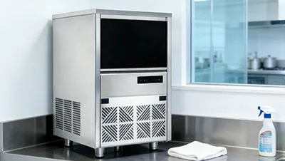 Máquina de hielo con sistema de pulverización (Fabricador de hielo comercial)